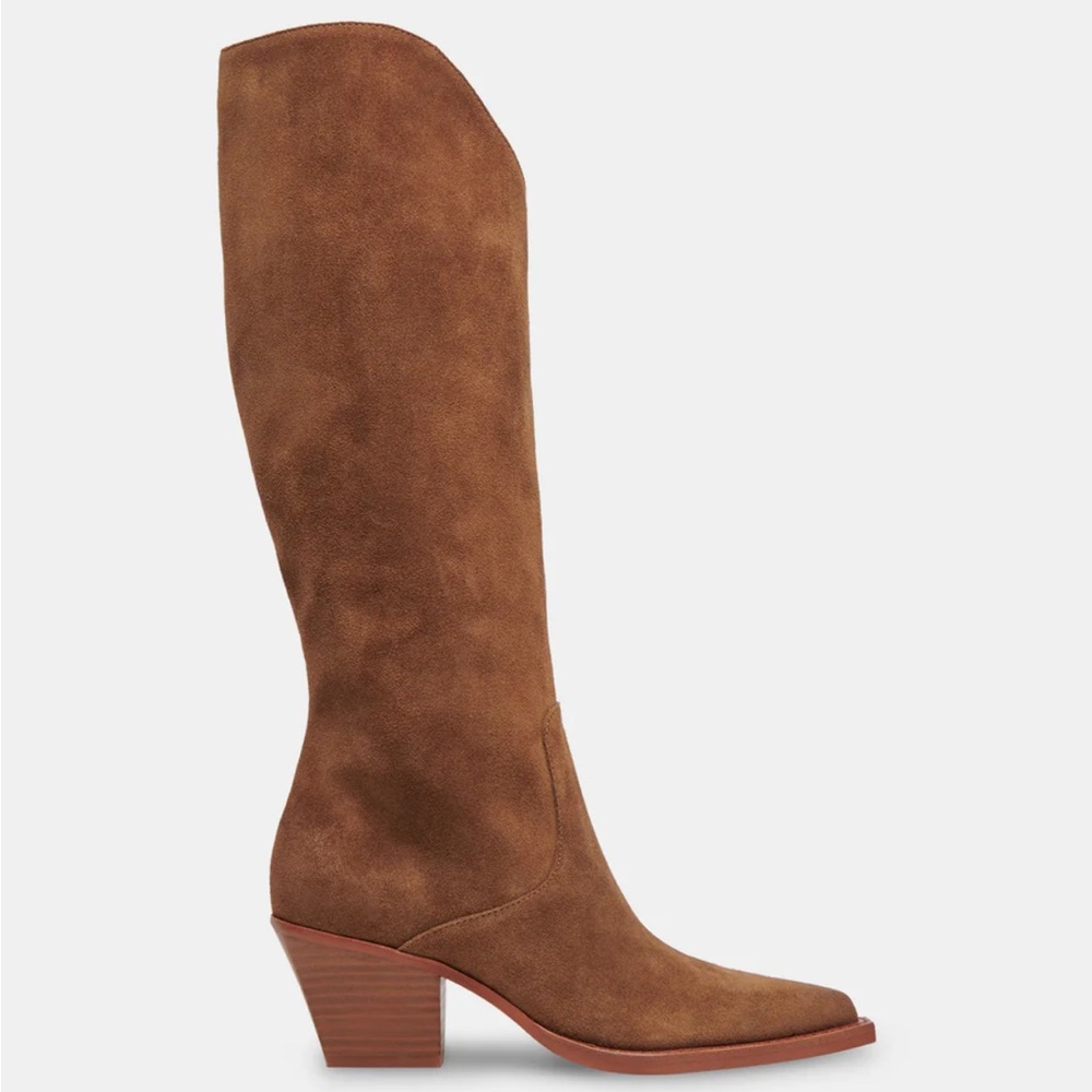 Dolce Vita RAJ Extra Wide Calf Suede Boots